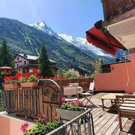 Chamonix Hyper Centre . Terrasse Vue Mont Blanc . Parkingアパートメント エクステリア 写真